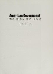 Front cover of American government by Matthew Robert Kerbel