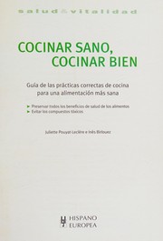 Front cover of Cocinar sano, cocinar bien by Juliette Pouyat-Lèclere