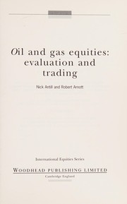 Cover of Oil and gas equities by Robert Arnott