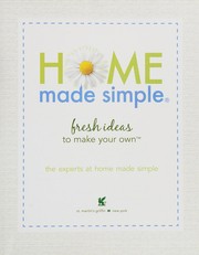 Cover of Home made simple by Procter & Gamble Company