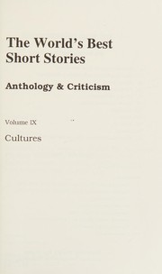 Front cover of Worlds Best Short Stories by Editorial Board The