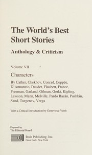 Front cover of The World's best short stories by Unknown
