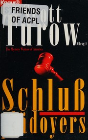 Cover of Schlussplädoyers by Scott Turow