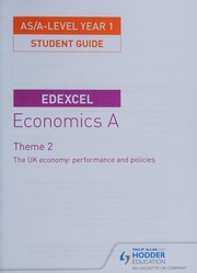 Front cover of Edexcel Economics a Student Guide by Rachel Cole