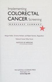 Front cover of Implementing colorectal cancer screening by Margie Patlak