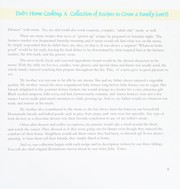 Front cover of Dad's home cooking by Zachary Wolinsky