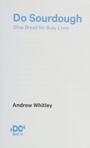 Cover of Do sourdough by Andrew Whitley