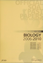 Front cover of Standard grade, credit biology 2006-2010 by Scottish Qualifications Authority
