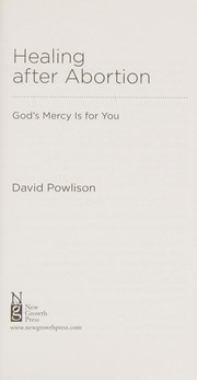 Front cover of Healing after abortion by David Powlison