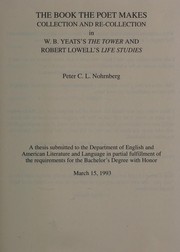 Cover of The book the poet makes by Peter C. L. Nohrnberg