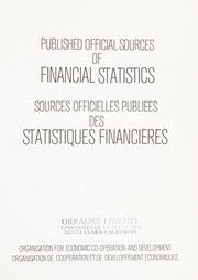 Cover of Published Official Sources for Financial Statistics by Organisation for Economic Co-operation and Development