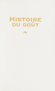 Cover of Histoire du goût by Pauline Blancard
