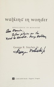 Front cover of Walking in Wonder by Sinclair, George R., Jr.