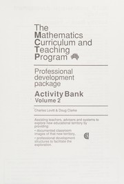 Cover of The Mathematics Curriculum and Teaching Program professional development package. Activity bank by Charles Lovitt
