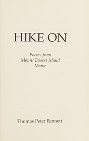 Cover of Hike on by Thomas Peter Bennett