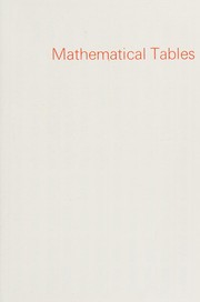 Cover of Three-figure tables for modern mathematics and science by Unknown