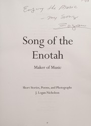 Front cover of Song of the Enotah by J. Logan Nicholson