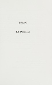 Cover of Primo by Davidson, Ed (Filmmaker)