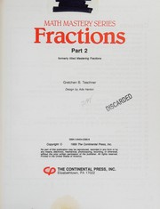 Cover of Fractions by Unknown