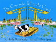Front cover of The cow who fell in the canal by Phyllis Krasilovsky