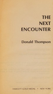 Cover of Next Encounter by Donald Thompson