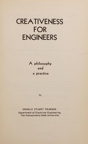 Cover of Creativeness for engineers by Donald Stuart Pearson