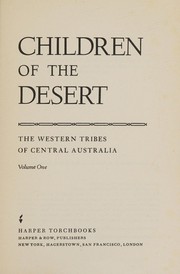 Front cover of Children of the Desert  (Tb1906) by Roheim