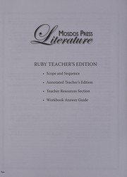 Cover of Ruby for 4th Grade Teacher Edition Part Two by Judith Factor