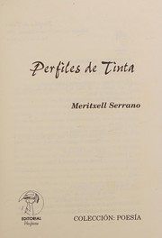 Cover of Perfiles De Tinta by Meritxell Serrano