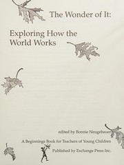 Cover of The Wonder of It by Bonnie Neugebauer