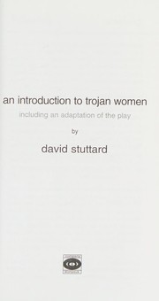 Front cover of An Introduction to "Trojan Women" by David Stuttard