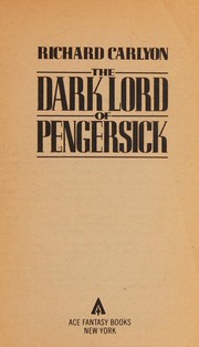 Front cover of The dark Lord of Pengersick by Richard Carlyon
