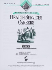 Front cover of Communication for careers by Agency for Instructional Technology