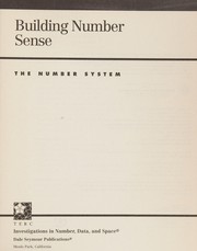 Front cover of Building number sense by Susan Jo Russell