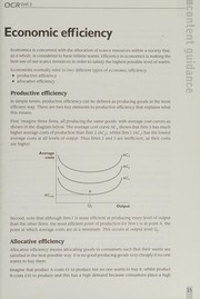 Front cover of AS Economics OCR by Tony Westaway