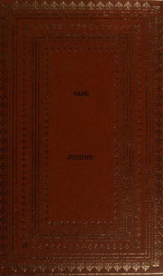 Front cover of Justine by Marquis de Sade