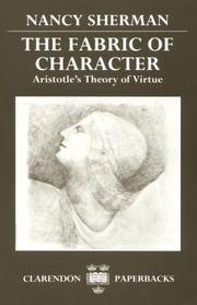 Front cover of The Fabric of Character by Nancy Sherman