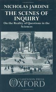 Cover of The scenes of inquiry by Nicholas Jardine