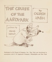 Front cover of The cruise of the Aardvark by Ogden Nash