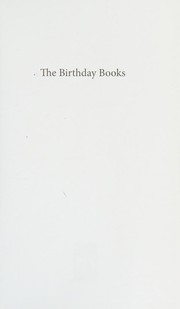 Front cover of The birthday books by Joanna Lilley
