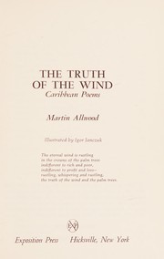 Front cover of The truth of the wind by Allwood, Martin Samuel