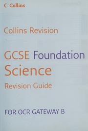 Front cover of GCSE science for OCR gateway science B by Chris Sherry