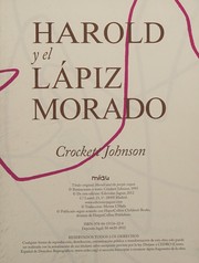 Front cover of Harold and the Purple Crayon by Crockett Johnson