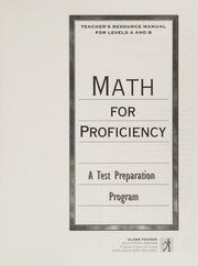 Cover of Math for proficiency by Globe Fearon Educational Publisher