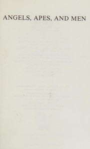 Front cover of Angels, apes, and men by Stanley L. Jaki