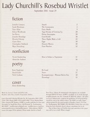 Front cover of Lady Churchill's Rosebud Wristlet No. 26 by Gavin J. Grant
