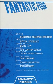 Front cover of Fantastic Four - Season One by Marvel Comics
