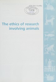 Front cover of The ethics of research involving animals by Nuffield Council on Bioethics
