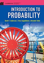 Cover of Introduction to Probability by David F. Anderson