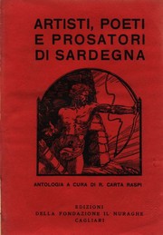 Cover of Artisti, poeti e prosatori di Sardegna by Raimondo Carta Raspi